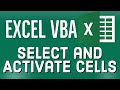 Excel VBA Tutorial for Beginners 22 - Activate and Select Cells in MS Excel VBA