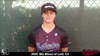 2020 Mia Misasi Shortstop and Catcher Softball Skills Video - Batbusters