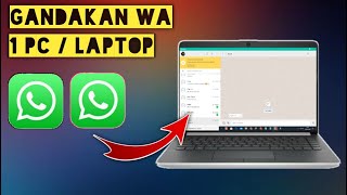 How to Use 2 Whatsapp in 1 Laptop / Pc