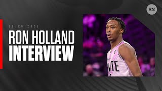 Projected top pick in the 2024 NBA Draft, Ron Holland talks G League and Scoot Henderson