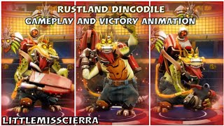 Crash Team Racing Nitro-Fueled Rustland Dingodile Gameplay and Victory Animation