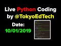 Live Coding / Q&A (10/01/2019)
