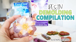 Satisfying Resin Demolding Compilation Video: 7 Demolding Projects!