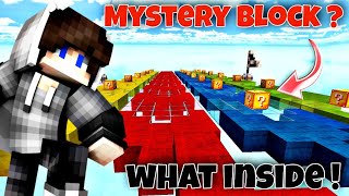 Minecraft but Mystery Blocks ! 🤔 Tutorial