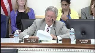 Pallone Remarks at Oversight and Investigations Subcommittee Hearing