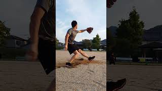 130キロを目指してピッチング練習#shorts#baseball#野球