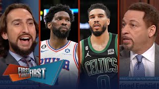 Sixers def. Celtics in Game 5: Embiid scores 33, Tatum tallies 36 Pts | NBA | FIRST THINGS FIRST