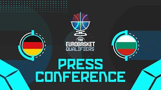 Germany v Bulgaria - Press Conference | FIBA EuroBasket 2025 Qualifiers