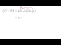 q13. simplify sqrt x sqrt 3 ^2