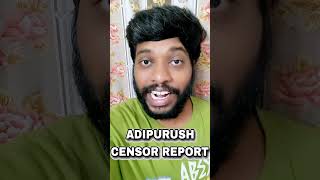 adipurush censor report | adipurush runtime #prabhas #adipurush #adipurushcensor #omraut #kritisanon