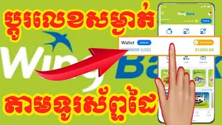 របៀបប្ដូរលេខសម្ងាត់វីង/How to change Wing password