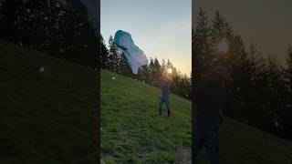 Hike, throw and go 😎🙌🏻 #throwandgo #hilesndfly #paragliding #sunset