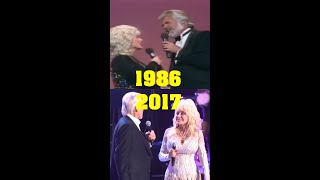 Islands In The Steam 1986 vs 2017 - Kenny And Dolly