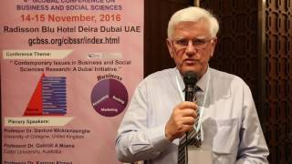 GCBSS Testimonial 41: Prof. Dr. Gabriël A Moens, University of Queensland. Australia. Australia