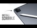 How to Install Scribble on iPad (explained)