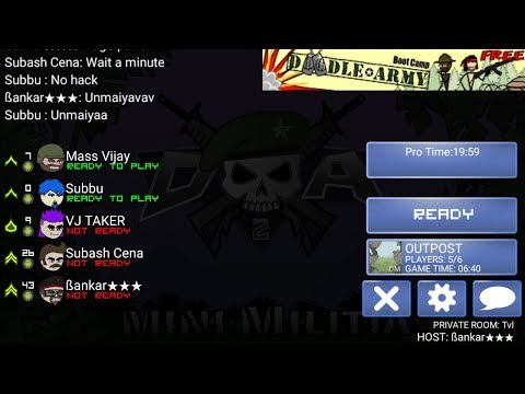 Cómo jugar Mini Militia en línea con "tus" amigos Tech Stream