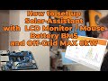 How to set up Solar-Assistant with LCD Monitor, Mouse, Battery BMS and Off-Grid MAX 8kW