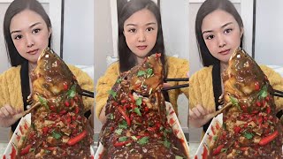 Asmr Eating Fish Fry | 중국생선 카레 먹기 | Eating Fish Curry | 생선먹방/생선카레 | Eating Spicy Fish Curry Mukbang