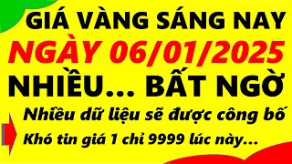 Giá vàng hôm nay ngày 06/01/2025 - giá vàng 9999, vàng sjc, vàng nhẫn 9999,...