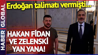 Hakan Fidan ve Zelenski Yan Yana! Erdoğan Talimatı Vermişti... Dünya Ajansları Son Dakika Geçti
