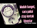 Cara mudah menggunakan stop kontak timer analog kingstar