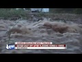 Sheared fire hydrant sends water onto street, homes in Escondido