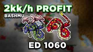 Bashmu - 2kk PROFIT 4.3kk Raw - ED 1060  - Tibia - Salt Caves