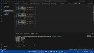 day5th of learning python with@CodeWithHarry || how yo use .append comand in python
