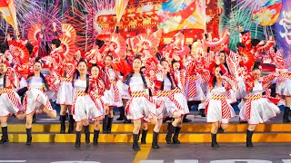 [4K] コカ·コーラ札幌国際大学　YOSAKOIソーラン祭り 2023 金曜日　ソーランナイト (中央)