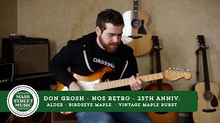 Don Grosh Electric Guitars - NOS Retro - Vintage Maple Burst 25th Anniversary