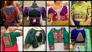 Blouse Back and Front Neck Design//Blouse Designs New Model//Trendy party wear blouse designs