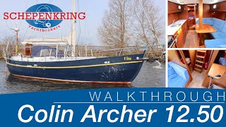 Colin Archer 12 50 for sale | Yacht Walkthrough | @ Schepenkring Lelystad | 4K