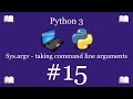 Python Programming Lesson 15 – Taking Command Line Arguments with sys.argv | Python 3 For Beginners