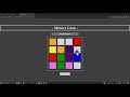 Memory Game Using HTML, CSS, and JavaScript with Source Code