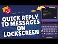 How to Enable/Disable Quick Reply to a Message on the iPhone 16 Lock Screen