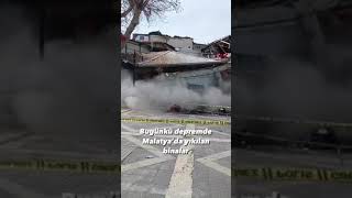 SON DAKİKA Malatya'da meydana glen depremde 22 bina yıkıldı 20 kişi hastaneye kaldırıldı.