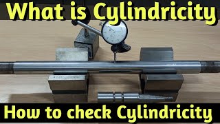 What is cylindricity  and how to check ( In Hindi )