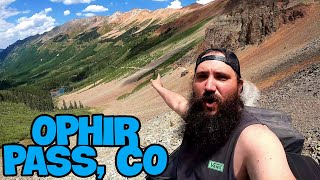 OPHIR PASS COLORADO - Jeep Gladiator Voyage From Telluride To Silverton (HOT SPRINGS?)