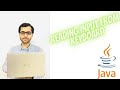Reading Input from the Keyboard in Java