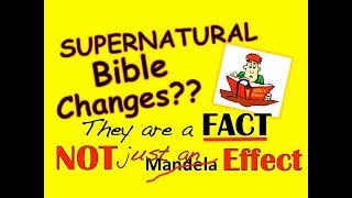 SUPERNATURAL KING JAMES BIBLE CHANGES - FACT, not (Mandela) EFFECT (Video was altered, see below)