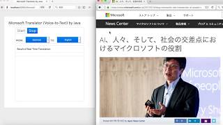 Microsoft Translator (Voice to Text) Demo by Java Application