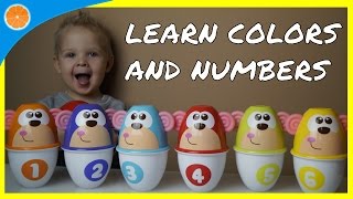 Learn Colors and Numbers with Chicco bowling monkey strike | Blue Orange