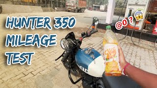 Royal Enfield Hunter 350 - MILEAGE TEST|| এক লিটার তেলে কত কিলোমিটার গেল?🤔😮🤔