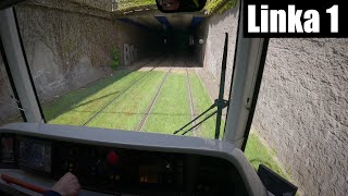 Linka 1 Brno -- Řečkovice - Bystrc, Ečerova [Vario LF2R.E+LFR.E] [Tram Cab View]