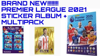 PANINI PREMIER LEAGUE 2021 STICKER ALBUM AND MULTIPACK OPENING
