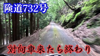 【SEROW250】涼しく交通量僅少で良い抜け道…だが道幅は狭い【Vol.2】A good loophole with little traffic...but the road is narrow.