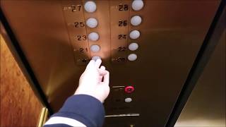 Beautiful Luxurious Hi-Speed Fujitec Elevators - Comerica Bank Tower (Dallas, TX)