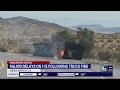 Major I-15 traffic delays due to truck fire