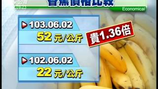 蕉價居高不下 農委會：逐漸回穩中 20140602 公視中晝