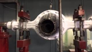 Axle durability testing at Meritor Test Lab, Milan, Italy